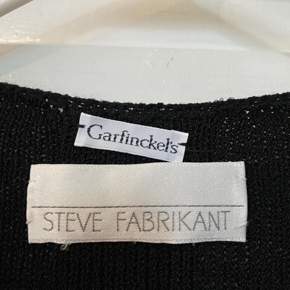 Vintage 80s NWT Steve Fabrikant sweater coat Size Large - Picture 3 of 7